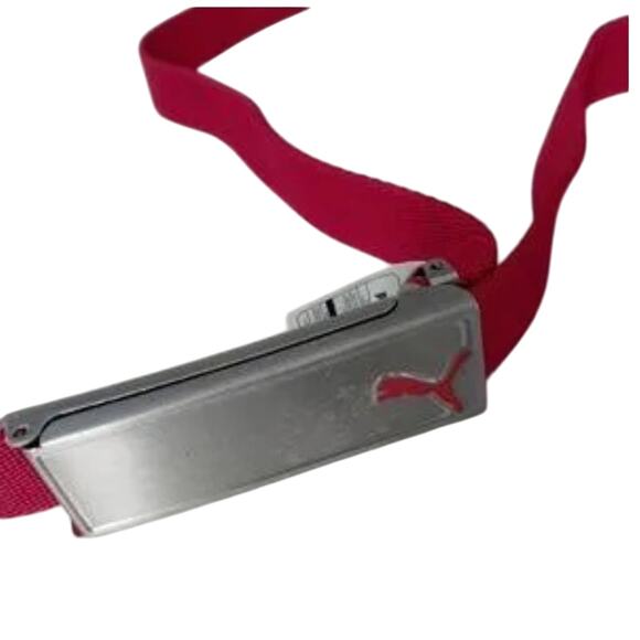 Puma Fuchsia Pink Webbing Belt New with Tag One Size 44" Length - Picture 7 of 8